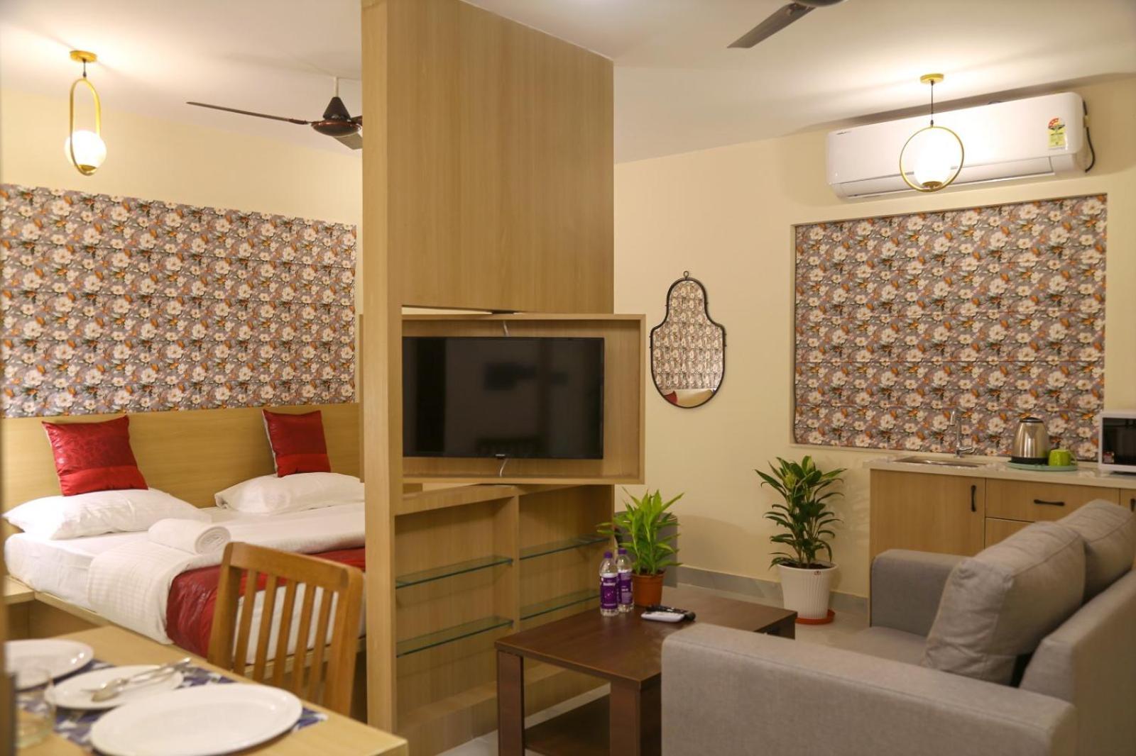 Lumis Studio Apartment Hyderabad Bagian luar foto